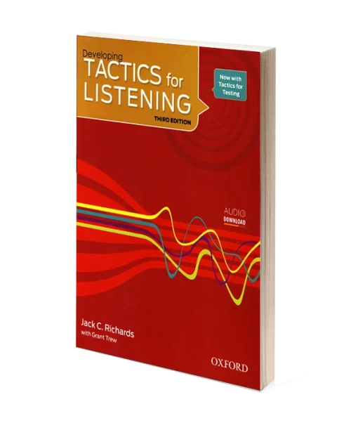 کتاب tactics for listening Developing 3rd تکتیس فور لیسنینگ دولوپینگ