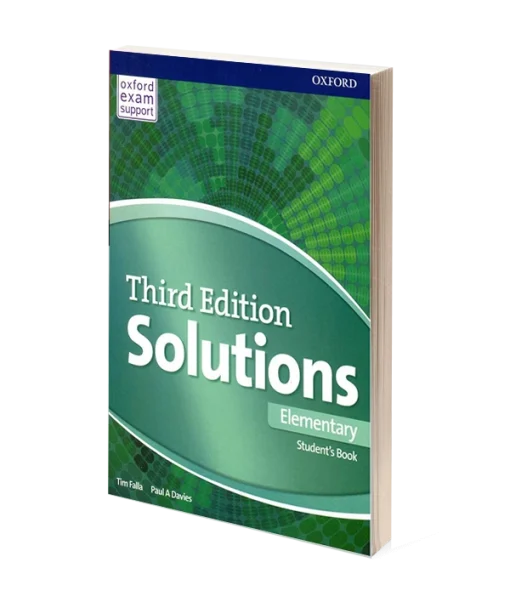 کتاب Solutions Elementary 3rd سولوشنز المنتری ویرایش سوم