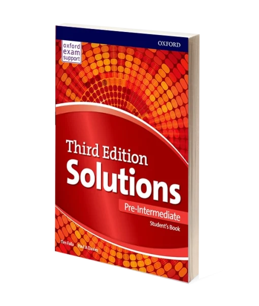 کتاب Solutions Pre-Intermediate 3rd سولوشنز پری اینترمدیت ویرایش سوم