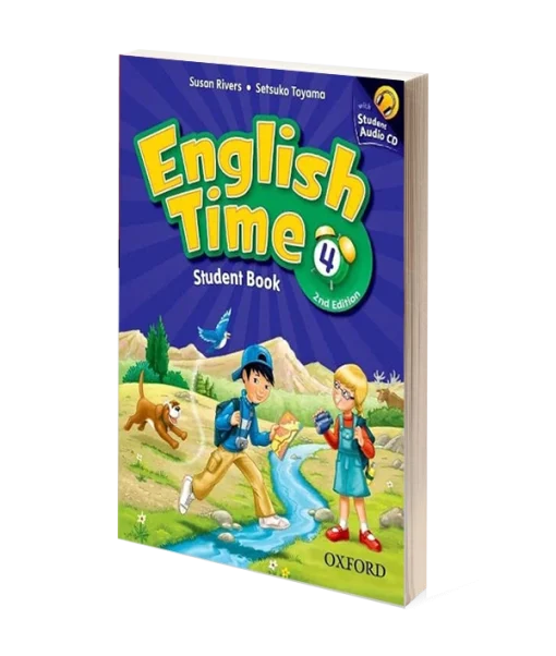 کتاب آموزش زبان انگلیسی به کودکان English Time 4 انگلیش تایم چهار