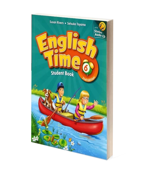 کتاب آموزش زبان انگلیسی به کودکان English Time 6 انگلیش تایم شش